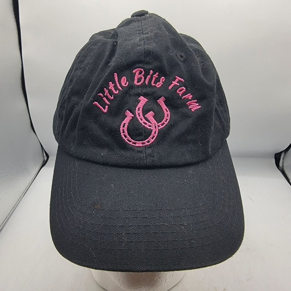 Top Level Little Bits Farm Adults Pink Black Casual Athletic Adjustable